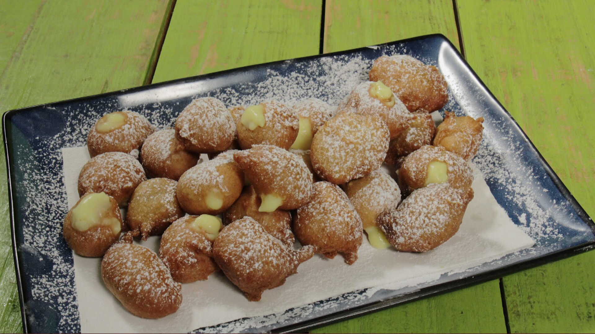 Bunyols de coco i pinya