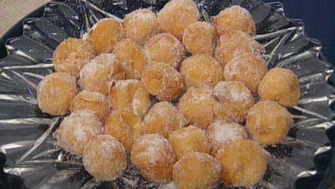 Bunyols de Quaresma amb crema